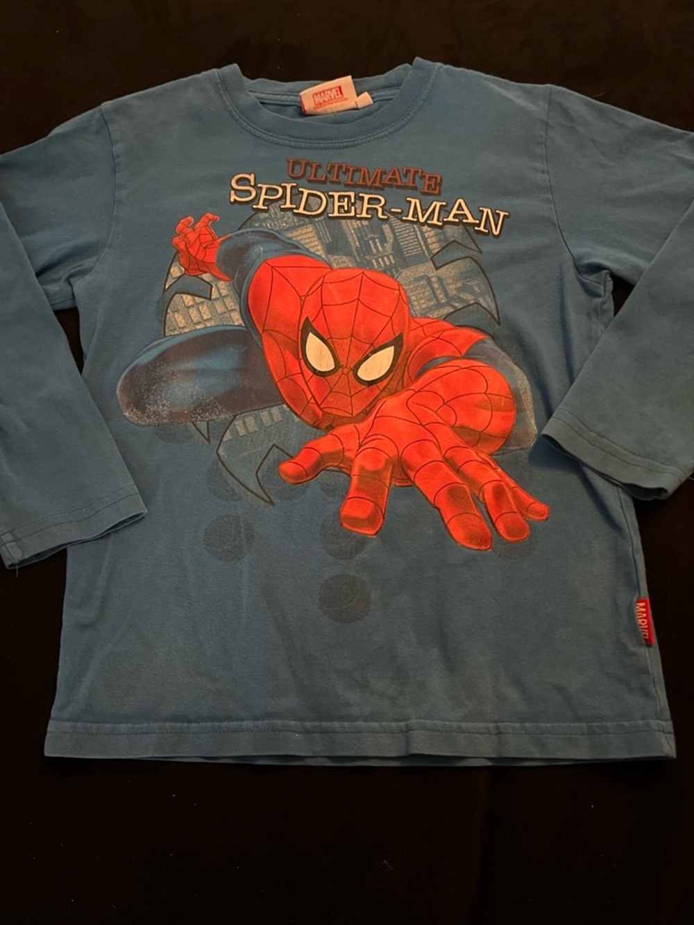 2013 Marvel Kids' Ultimate Spider-Man Blue Long-Sleeve Tee